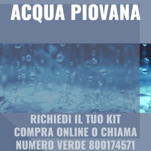 test acqua piovana