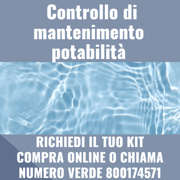 Controllo di mantenimento potabilità