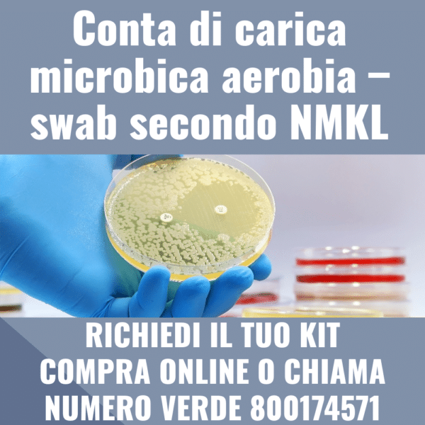 Conta di carica microbica aerobia – swab secondo NMKL