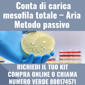 Conta di carica mesofila totale – Aria Metodo passivo