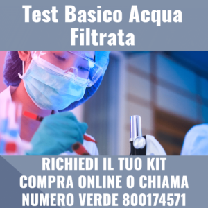 Test basico acqua filtrata